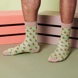 ANKLE SOCKS - cotton - men's - ROBIN - light green