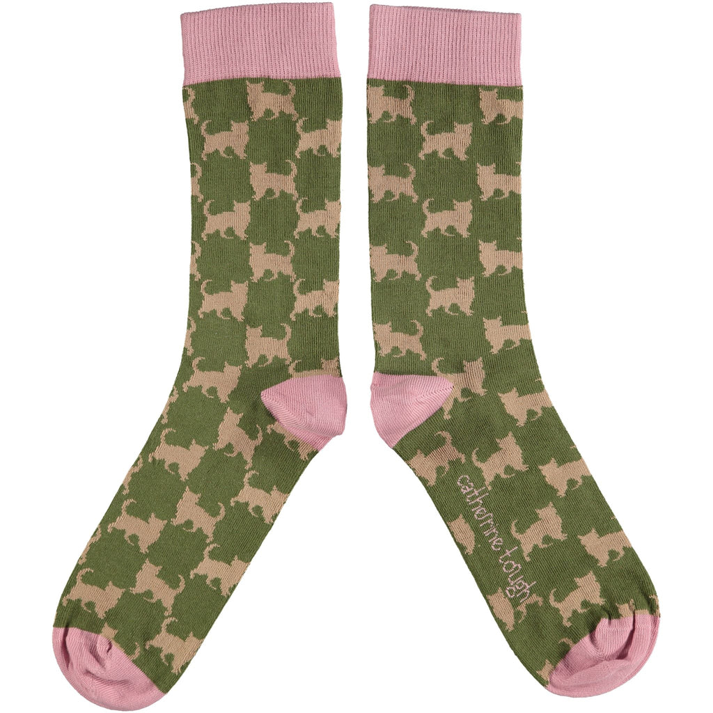 ANKLE SOCKS - cotton - men's - CAT - khaki - CASE SIZE 3