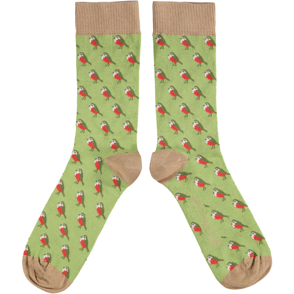 ANKLE SOCKS - cotton - men's - ROBIN - light green - CASE SIZE 3