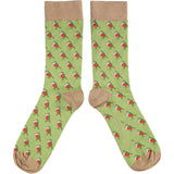 ANKLE SOCKS - cotton - men's - ROBIN - light green - CASE SIZE 3