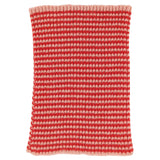 MINI SNOOD - lambswool -  thin stripe - red