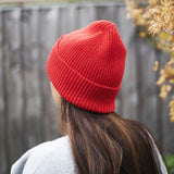 HAT - Beanie - Unisex - Lambswool - Scarlet