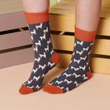 ANKLE SOCKS - cotton - women's - LLAMA - slate grey - CASE SIZE 3