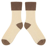 SLOUCH SOCKS - Cashmere Blend - Women's –Oatmeal/Soft Brown