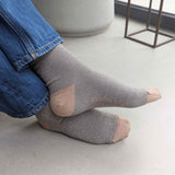 ANKLE SOCKS - cotton - women's - LUREX - grey/copper - CASE SIZE 3