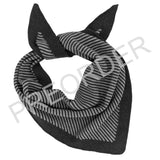 lambswool triangle shaped scarf