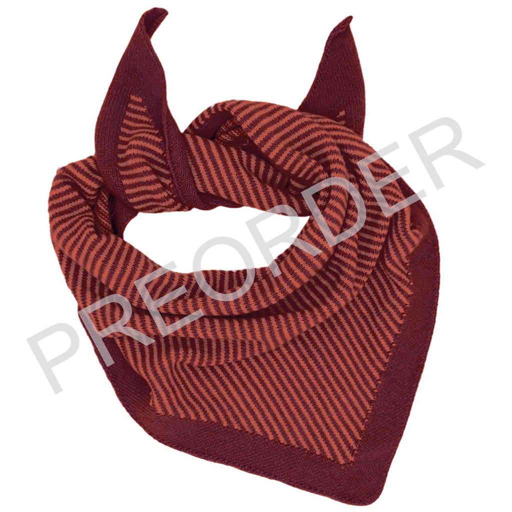 lambswool triangle shaped scarf