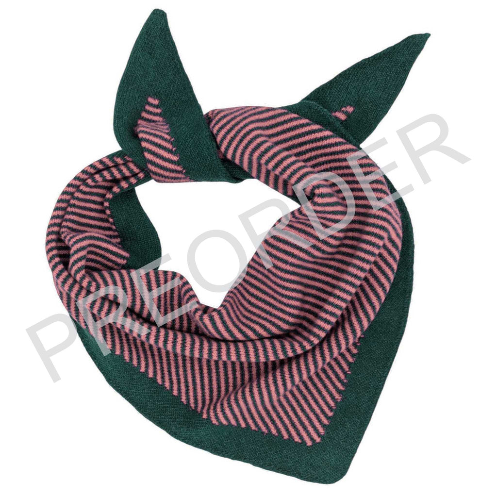 lambswool triangle shaped scarf