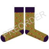 ANKLE SOCKS - cotton - women's - FOXES - green - CASE SIZE 3