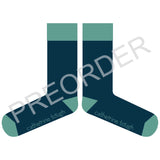 ANKLE SOCKS - cotton - women's - GLITTER - teal/jade - CASE SIZE 3