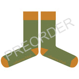 ANKLE SOCKS - cotton - women's - GLITTER - khaki/ginger - CASE SIZE 3