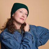 HAT - Beanie - Unisex - Lambswool - Dark Green