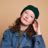 HAT - Beanie - Unisex - Lambswool - Dark Green