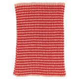 MINI SNOOD - Lambswool -  Thin Stripe - Red