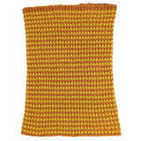 Mini Lambswool Snood - Yellow & Orange Stripe