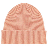 Lambswool Ribbed Beanie - Light Pink