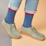 ANKLE SOCKS - Cotton - Men's – Zig-Zag - Blue