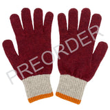 PRE-ORDER*** GLOVES - lambswool - men's - red