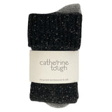 KNEE SOCKS - lambswool & silk - unisex - charcoal - CASE SIZE 3