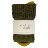 KNEE SOCKS - lambswool & silk - unisex - green - CASE SIZE 3