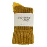 ANKLE SOCKS - lambswool & silk - unisex - yellow - CASE SIZE 3