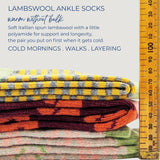 catherine tough lambswool ankle socks 