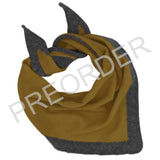 lambswool triangle shaped scarf
