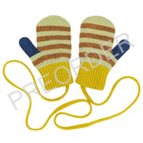 ***PREORDER***  KIDS MITTEN - lambswool - stripe - mint