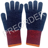 ***PREORDER*** GLOVES - lambswool - men's - navy/red