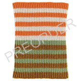 ***PREORDER*** KIDS SNOOD - lambswool -  stripe - mint & orange