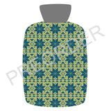 HOTTIE COVER - Lambswool - Fair Isle - Mint/Teal/Grey