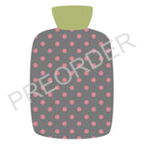 HOTTIE COVER - Lambswool - Diamonds - Red/Pink/Green