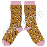 ANKLE SOCKS - cotton - women's - ROBINS - ginger - CASE SIZE 3