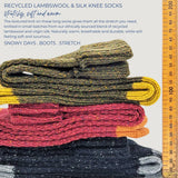 Catherine tough silk blend knee socks