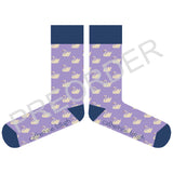 ANKLE SOCKS - cotton - women's - SWAN - lilac - CASE SIZE 3
