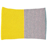KIDS SNOOD -  stripe - yellow & pink